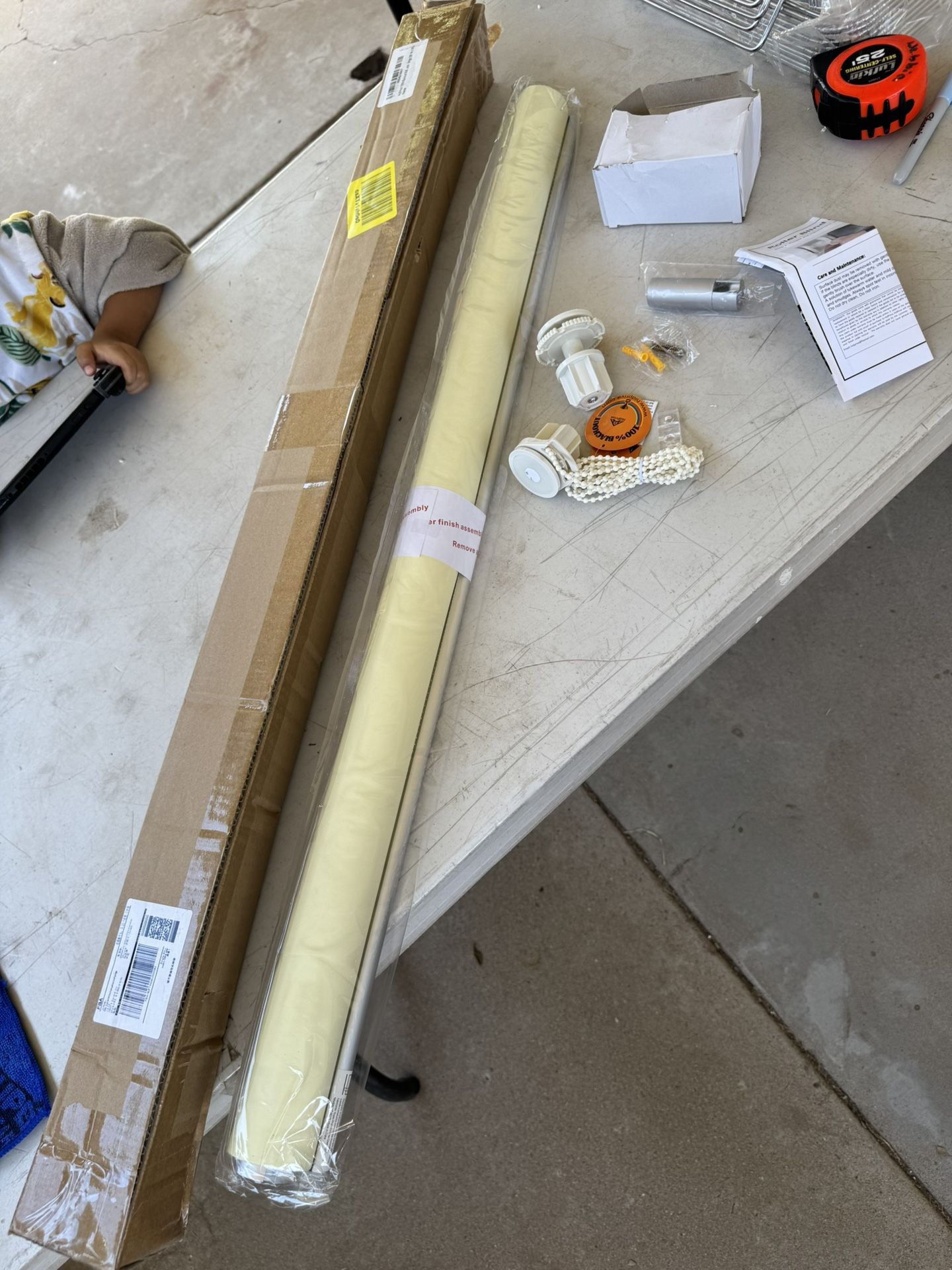 No Drill No Tools 100% Blackout Roller Shade