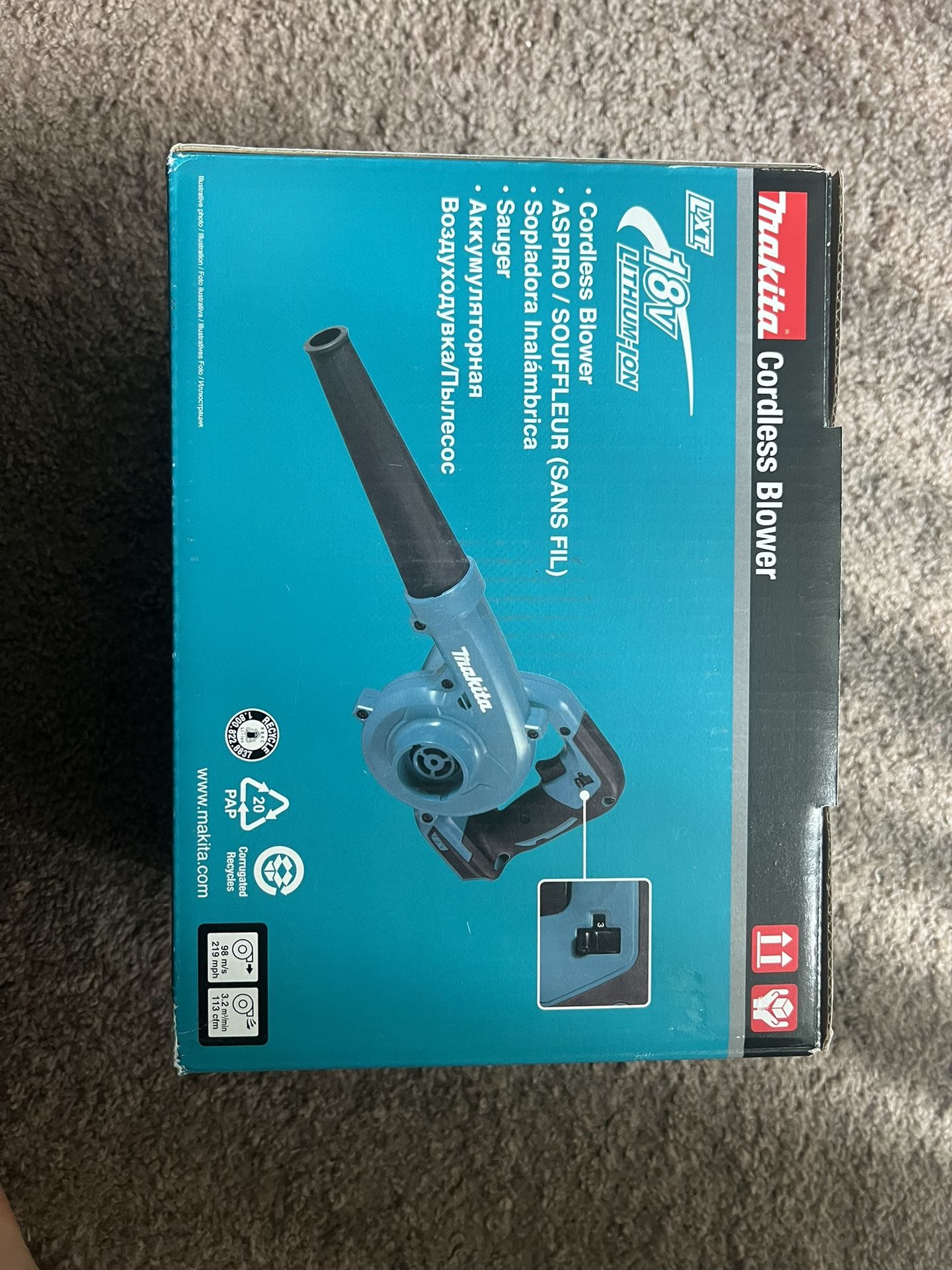 Makita Cordless Blower 18V DUB185Z Tool Only (Brand New)