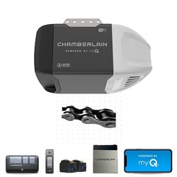 Chamberlain C2212T Smart Wi-Fi Garage Door Opener, 1/2-HP Chain Drive Motor