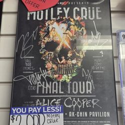 Mötley Crüe Poster