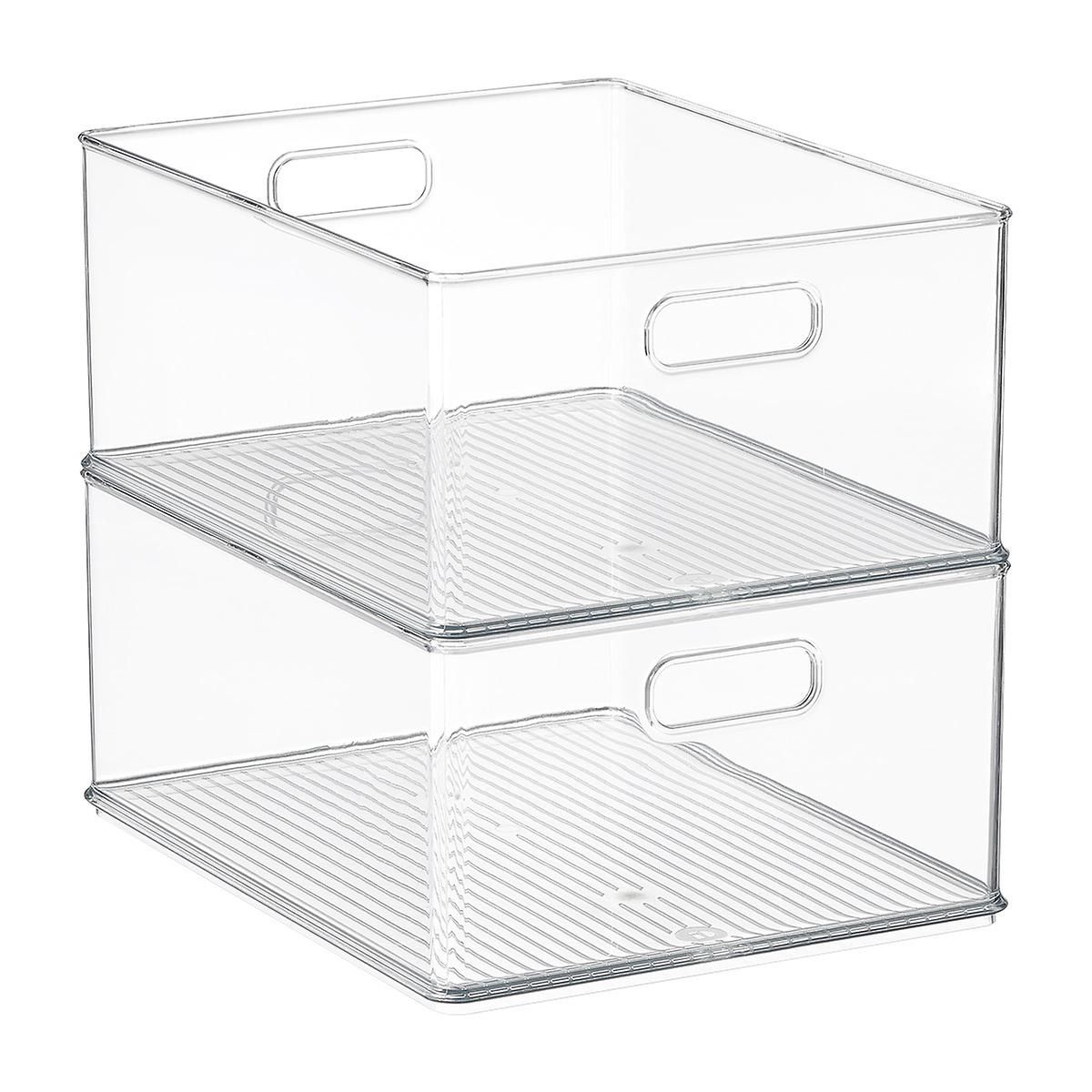 iDesign Large Stackable Bins 14x18x8.5in. $25.00 Per BIN, 20Bins Available