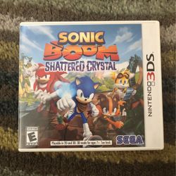 Nintendo 3DS Sonic Boom Shattered Crystal