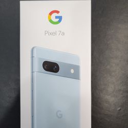 New Google Pixel 7a Blue
