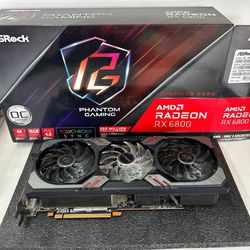 ASRock Phantom Gaming Polychrome Sync Radeon RX 6800 OC 16GB GDDR6 - Graphics Card, TESTED 