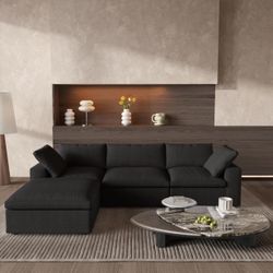 Large sectional sofa With 2 Ottomans