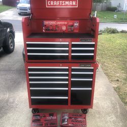 Craftsman toolbox with craftsman set of tools $785 