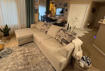 Living room comfortable sofa