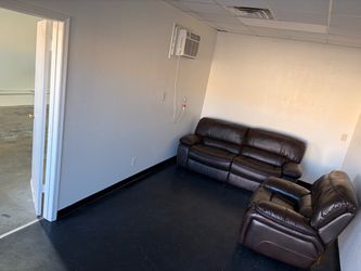 Recliner Couches  leather 2 long 1 rocking chair