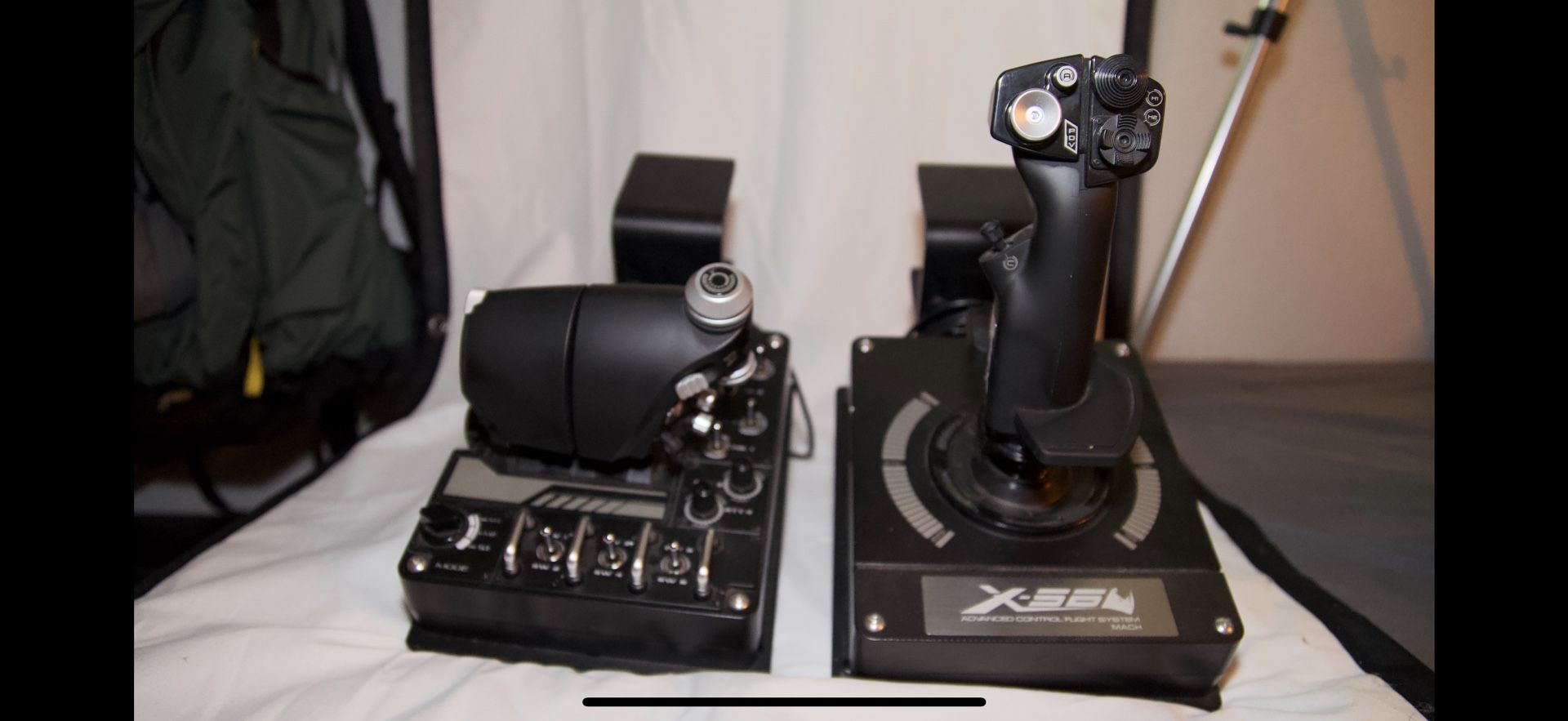 X56 HOTAS with Desk Mounts