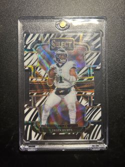 2023 Select Zebra die cut Jalen Hurts