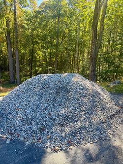 3/4" Clean Crushed Gravel (Approx. 5 yards remaining!)