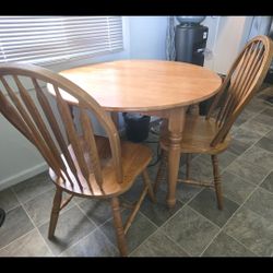 Wood Dining Table And Chairs