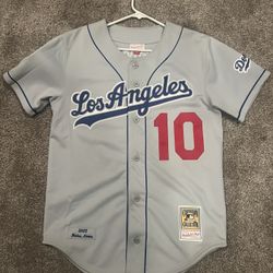 Mitchell & Ness - Men’s Hideo Nomo Gray Los Angeles Dodgers 2002 Authentic jersey 