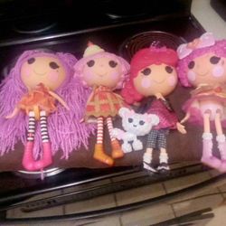 4 Lalaloopsy Dolls 