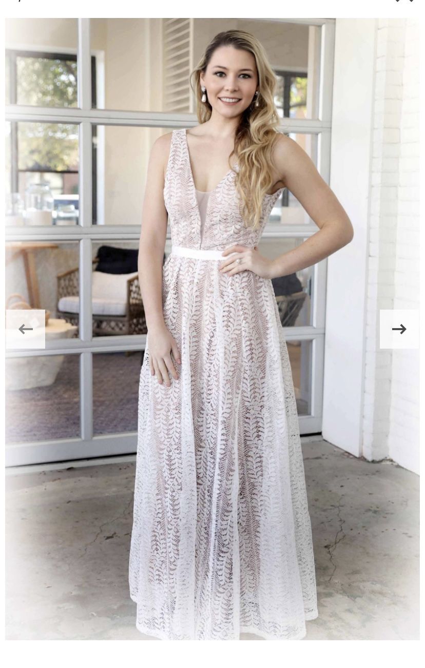 Lucy Wang Black Lace Dress