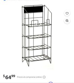 Newspaper Rack Metal Wire, Store Shelf