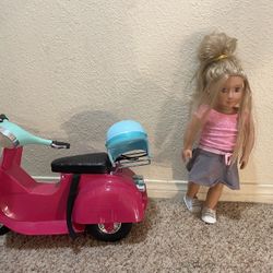 American Girl Doll Motorcycle 
