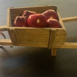 Apple Wheel Cart  Decor with apples
