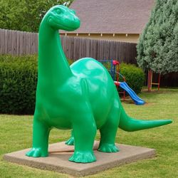 Aluminum XL Dinosaur Statue – Ranch & Indoor/Outdoor Décor