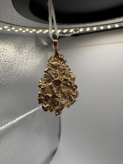 14K Gold Nugget Pendant – 15.2 Grams