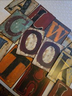 Metal Artwork-always cook with love
