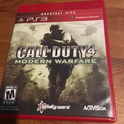 PS3 COD Modern Warfare 4