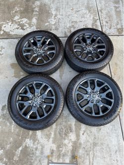 Toyota Tundra OEM Wheels & Tires 20" Falken Wildpeak Set