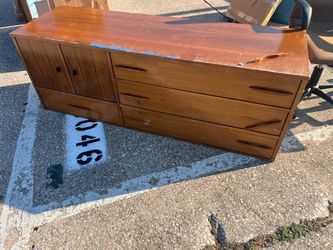 Mid Century Modern Credenza Sideboard Vintage Walnut