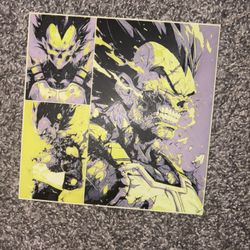 3D Printed Glow in The Dark Vageta Art