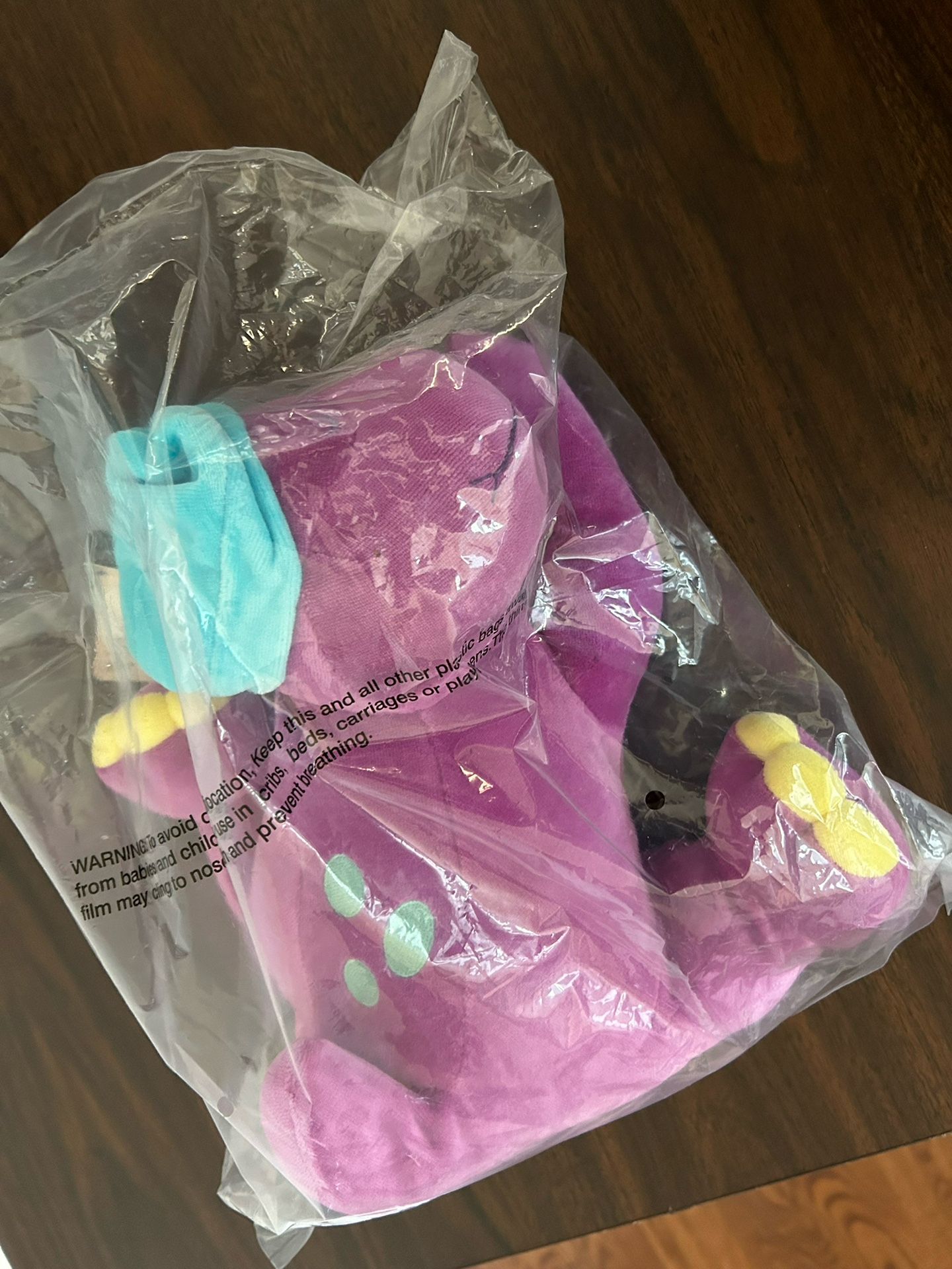 Vtg Barney Rare Love & Lullabies Musical Plush For Babies By Lyons 12” NIP