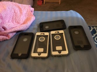 Son 5 protectores para iPhone 6 Plus $20 cada uno precio firme