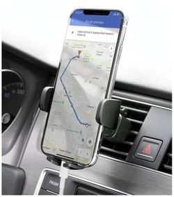 AUKEY Cell Phone Holder for Car Air Vent Phone Holder Car Mount Compatible with iPhone Xs / XS Max / 8 / 7 / 6, Google Pixel 3 XL, Samsung Galaxy S9+