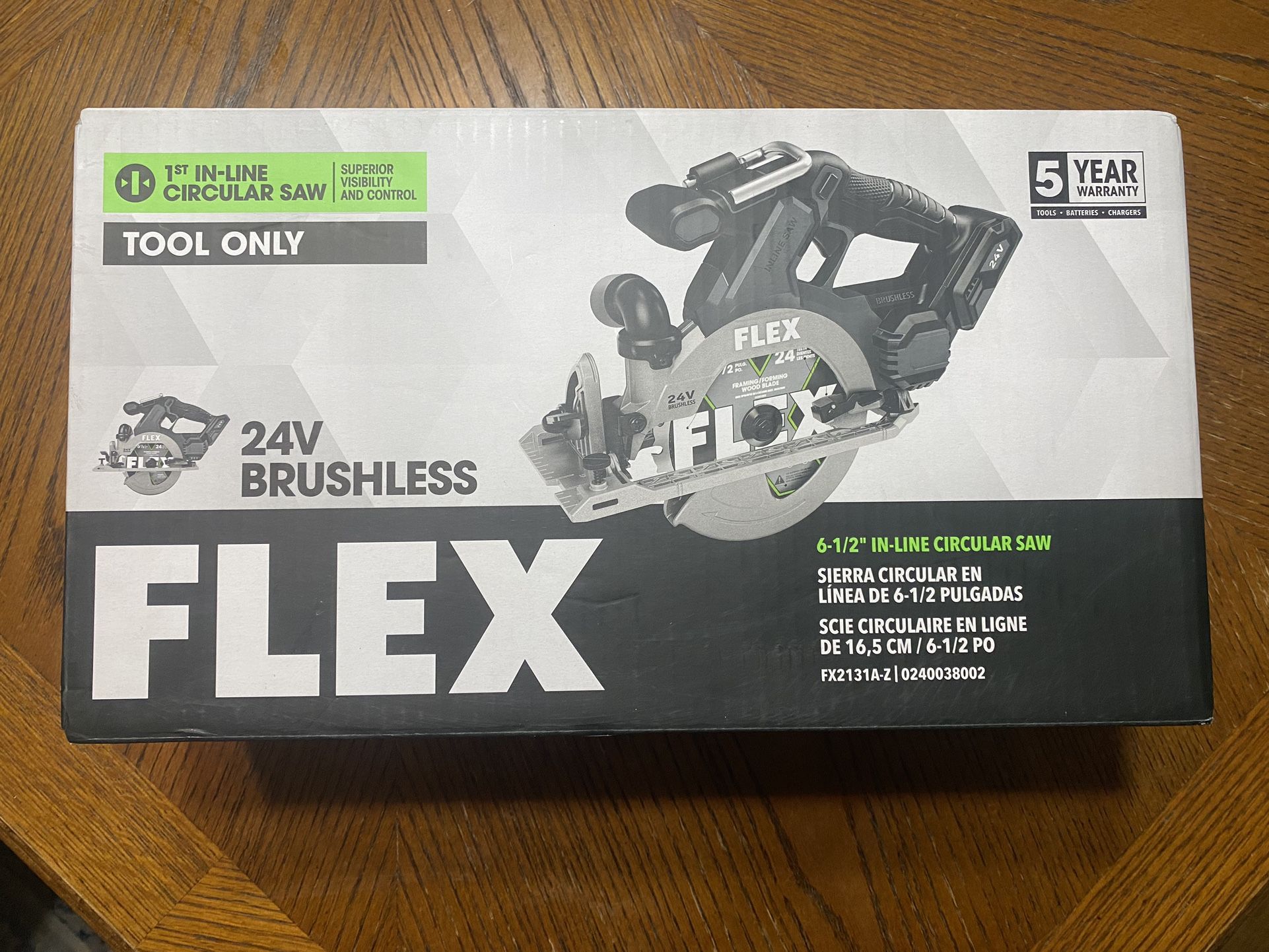 FLEX 24-volt 6-1/2-in Brushless Cordless Circular saw