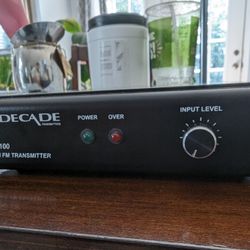 DECADE MS-100 HiFi FM transmitter with Telescopic Antenna