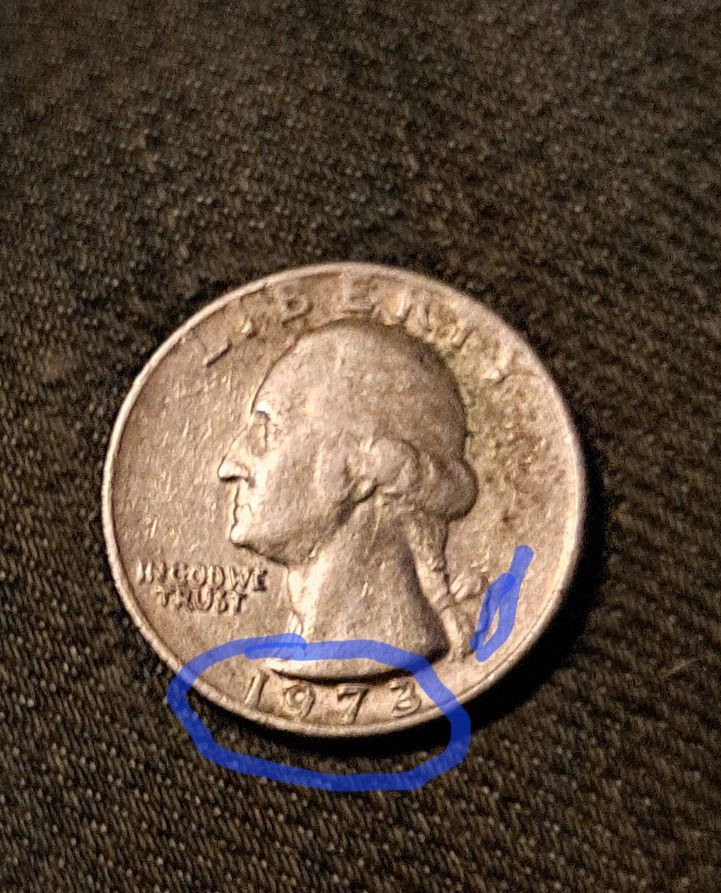 1973 Error Quarter. DDR DDO Multiple Error..