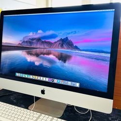Apple iMac 27” 5K Late 2012 3.4GHz i7 16GB RAM 3.12TB Fusion Drive OS CATALINA iMovie/GarageBand!!