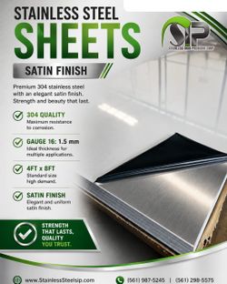 Stainless steel 304 sheets