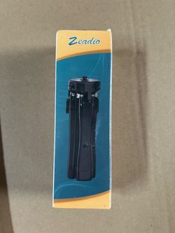 Zeadio Heavy Duty Camera Tripod, 88lbs/40kg Load All-Metal Tabletop Stand with Adjustable Height & ARRI 1/4" Threaded Holes, Universal Tripod Base for