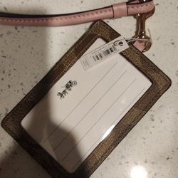 Coach ID Landyard - Pink OBO