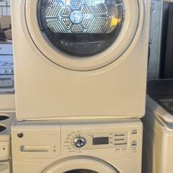 USED GE FRONT LOAD WASHER AND GAS DRYER 