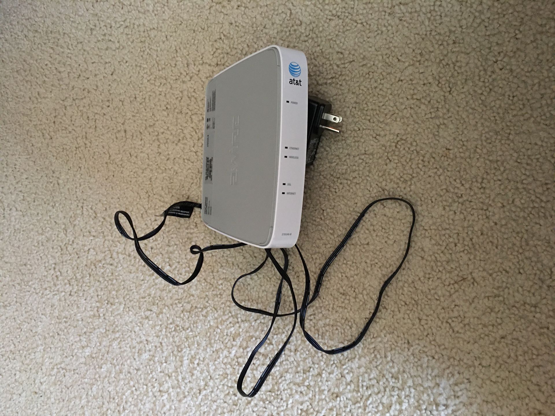 at&t router 2701HG-8
