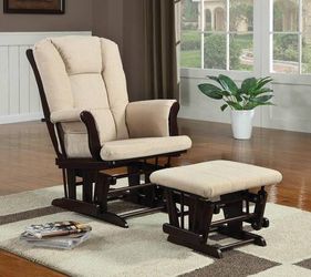 Glider Chair and Ottoman in Microfiber ONLY $299- SALE! Best Deal!