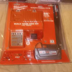 Milwaukee M18 5.0ah battery and charger kit