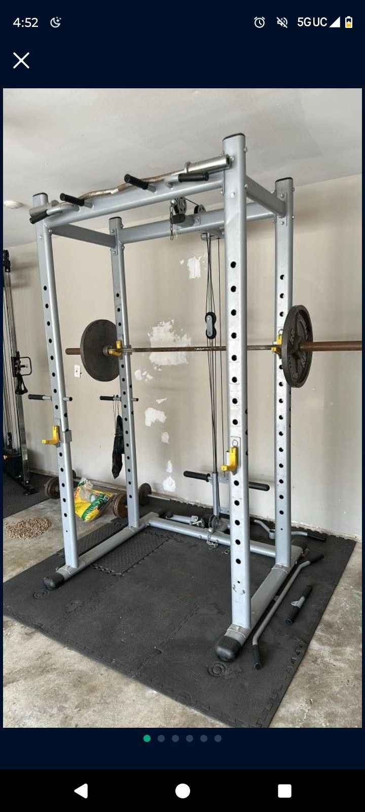 $300 Squat Rack With Pulley System