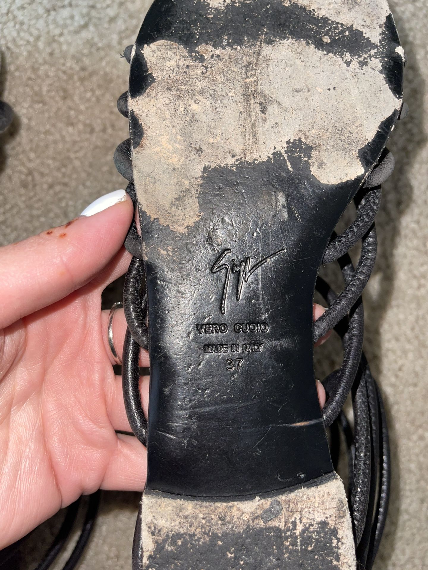 strappy sandals Black  & Accessories