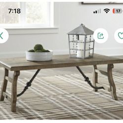 All Wood Coffee Table