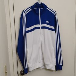 Adidas Originals Tracksuit Sweater Royal Blue Size L