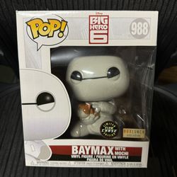 Baymax Glow In The Dark Funko Pop 
