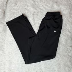 NIKE TEAM BLACK JOGGERS WITH ZIPPER LEGS!