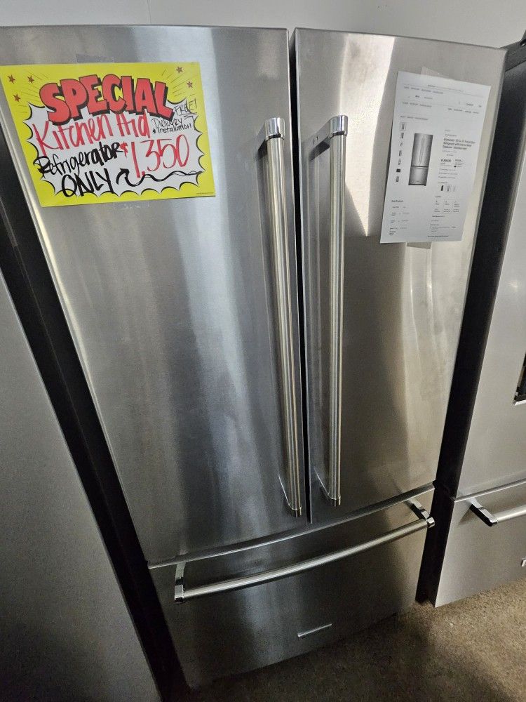 KITCHENAID COUNTER DEPTH STAINLESS STEEL REFRIGERATOR